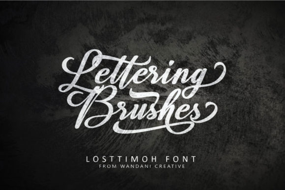 Losttimoh Font PNG with transparent background - Preview 3