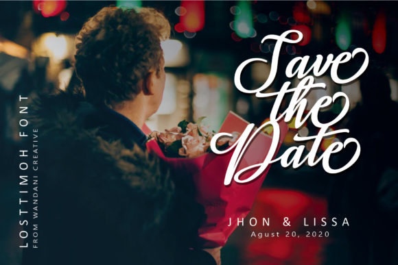Losttimoh Font PNG with transparent background - Preview 4