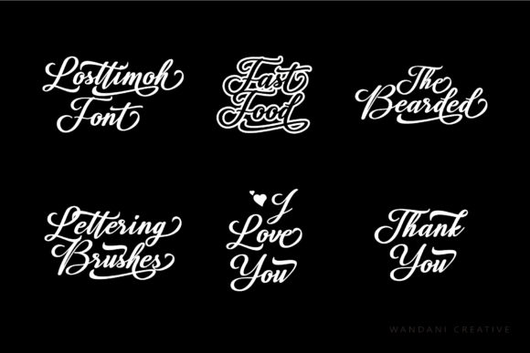 Losttimoh Font PNG with transparent background - Preview 5