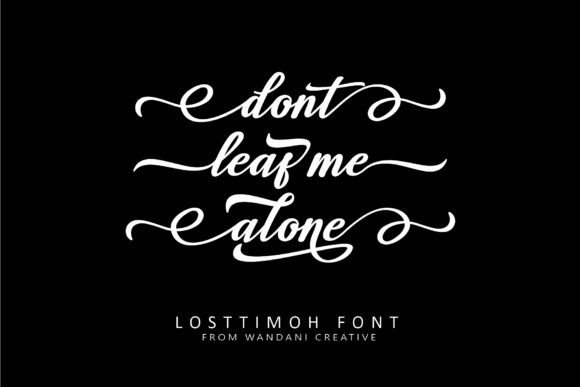Losttimoh Font PNG with transparent background - Preview 6