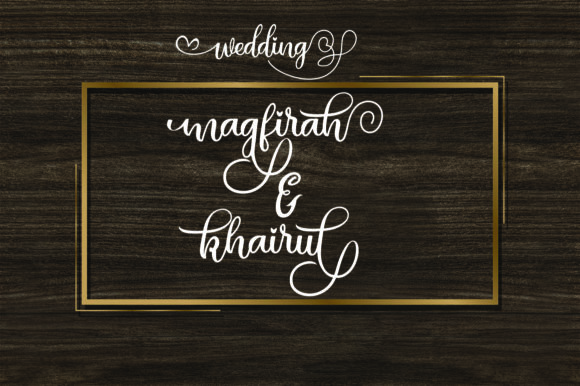 Magfirah Font PNG with transparent background - Preview 1
