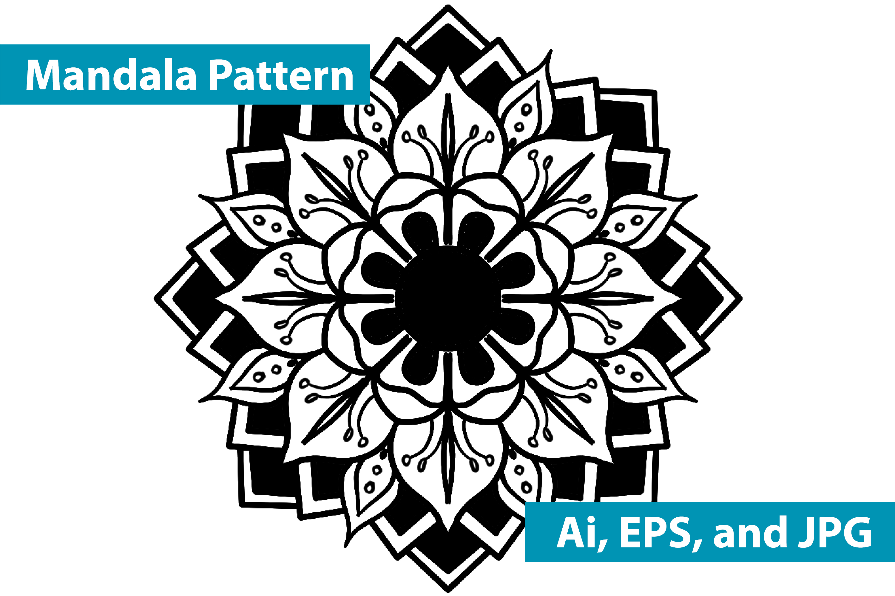 Mandala Vector Art Pattern Graphic by redsugardesign · Creative Fabrica