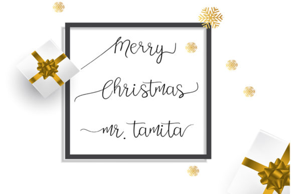 Merissa Font PNG with transparent background - Preview 1