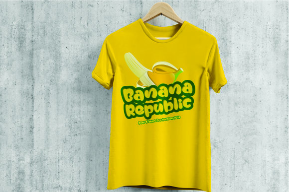 Monkey & Banana Font PNG with transparent background - Preview 2