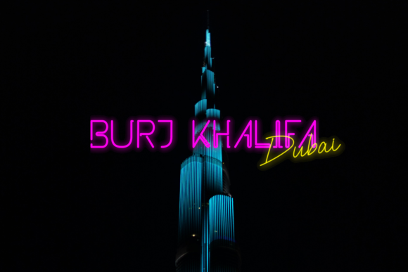 Neoncity Font PNG with transparent background - Preview 4