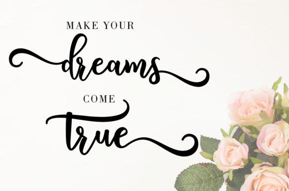 Nightmare Script Font PNG with transparent background - Preview 1