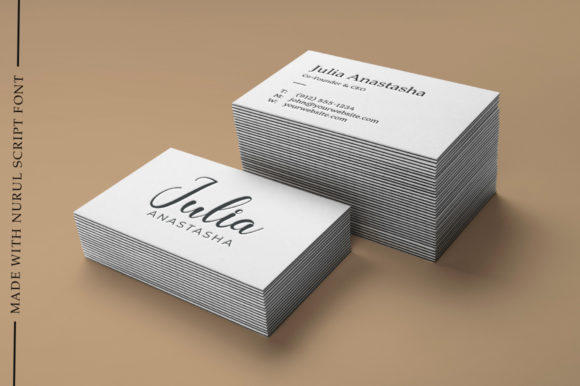 Nurul Font PNG with transparent background - Preview 3