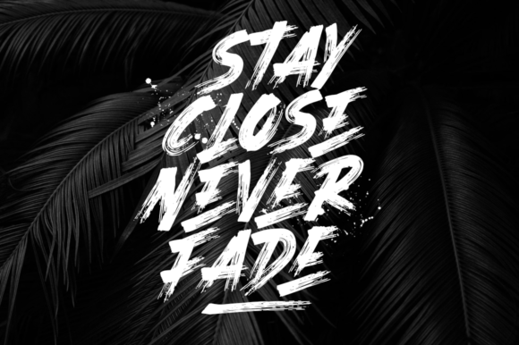 Ocean Rush Font PNG with transparent background - Preview 1