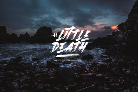 Ocean Rush Font PNG with transparent background - Preview 4