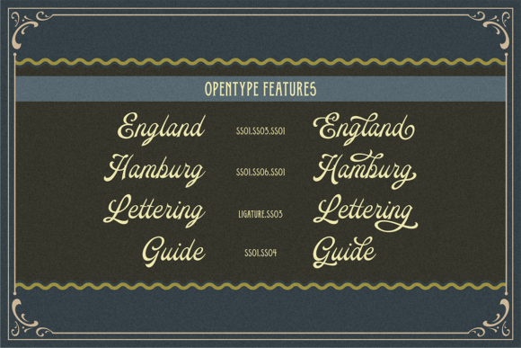 Oldy Beany Duo Font PNG with transparent background - Preview 5