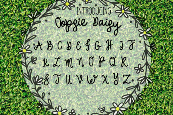Oopsie Daisy Font PNG with transparent background - Preview 1