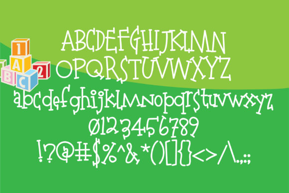 Playgroup Font PNG with transparent background - Preview 1