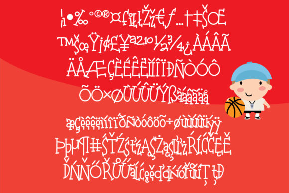 Playgroup Font PNG with transparent background - Preview 2