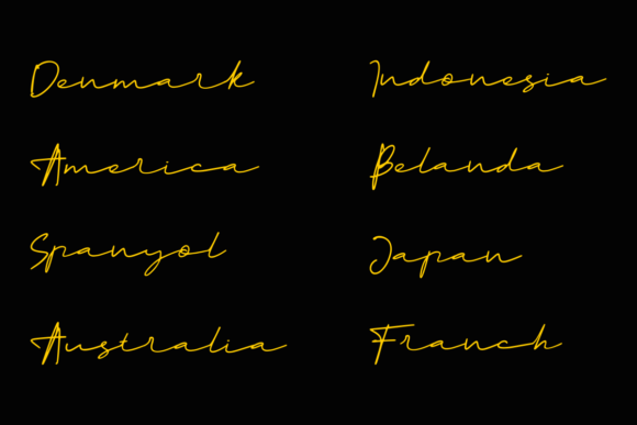 Prettigel Font font preview - 5