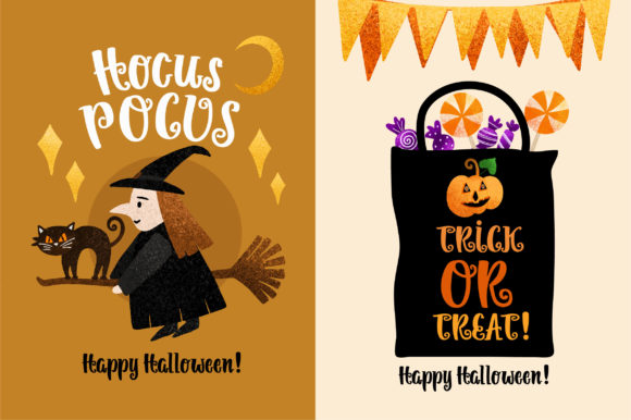 Pumpkin Helloween Font PNG with transparent background - Preview 2