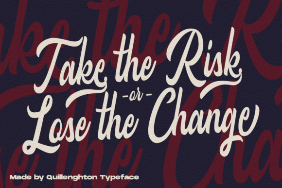 Quillenghton Font PNG with transparent background - Preview 1