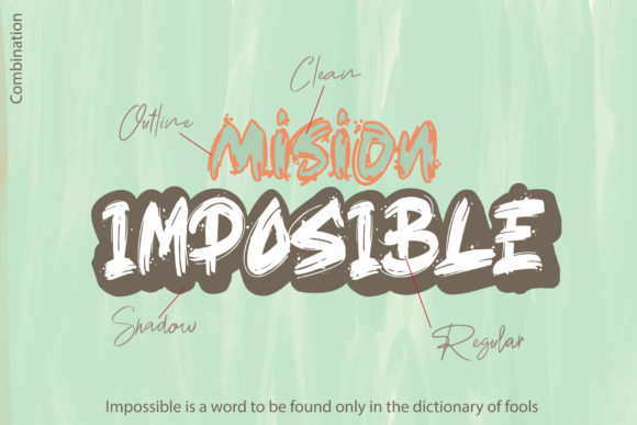 Ragsy Font PNG with transparent background - Preview 6