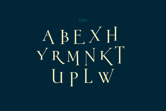 Rollex Font PNG with transparent background - Preview 2