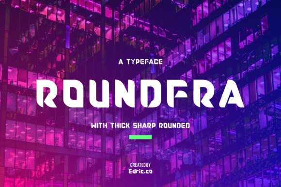 Roundfra Font PNG with transparent background - Preview 1