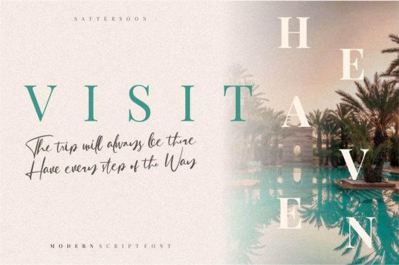 Sattersoon Font PNG with transparent background - Preview 4