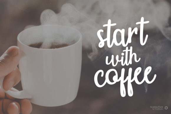 Scaties Font PNG with transparent background - Preview 1