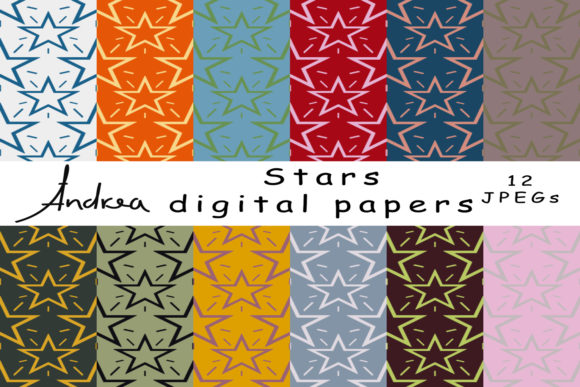 Watercolor Unicorn Digital Papers Graphic by Andrea Kostelic · Creative ...