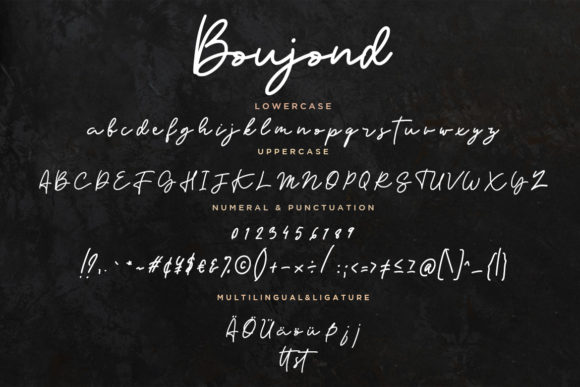 Boujond Font - Preview 6