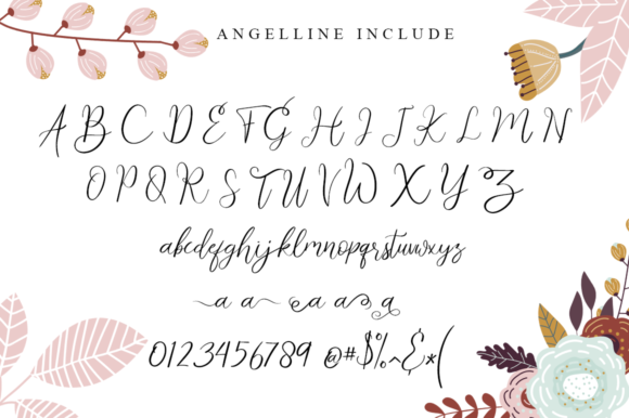 Angellyne Script Font - Preview 5