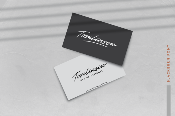 Blackburn Font - Preview 3