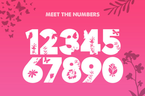 Floral Font - Preview 2