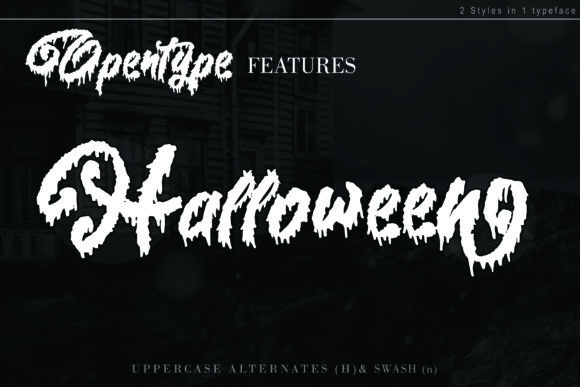 Halloween Story Font - Preview 2