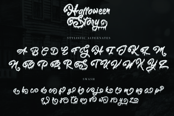 Halloween Story Font - Preview 4