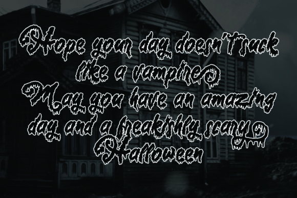 Halloween Story Font - Preview 5