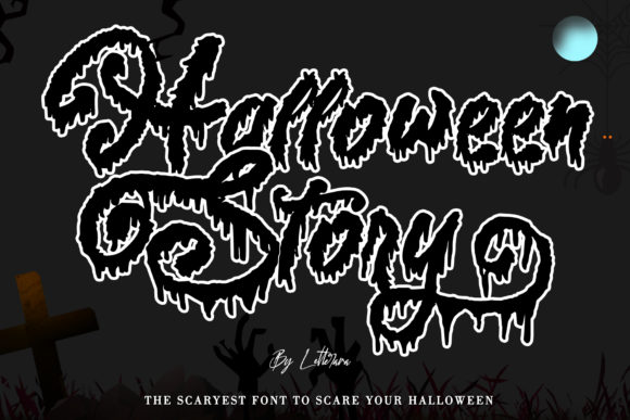 Halloween Story Script & Handwritten Font By thomasaradea