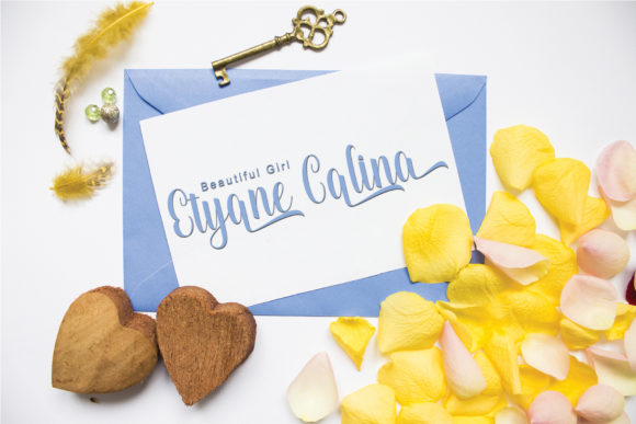 Attycha Font PNG with transparent background - Preview 1