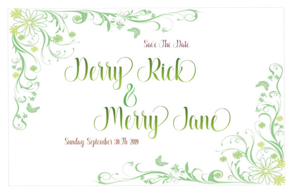 Attycha Font PNG with transparent background - Preview 2