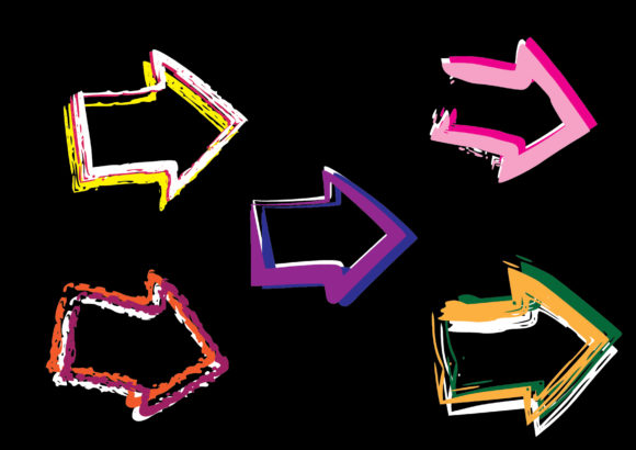 BM Graphics - Big Arrows Font - Preview 2