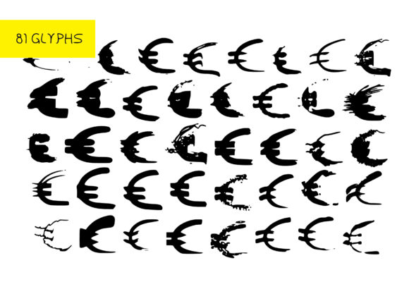 BM Grpahics - Euro Symbol Font - Preview 1