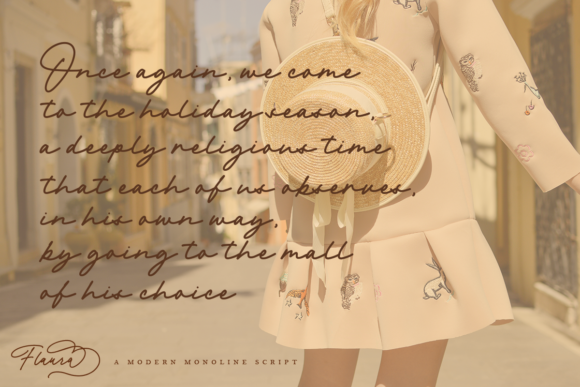 Flaura Font - Preview 5
