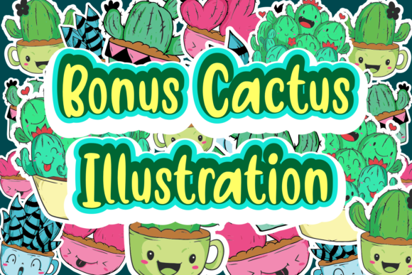 Friendly Cactus Font - Preview 1