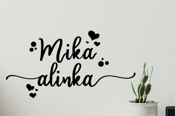 Hilda Font PNG with transparent background - Preview 3