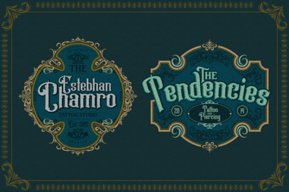 Hornbuckle Font PNG with transparent background - Preview 1