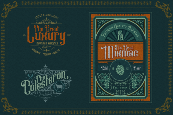 Hornbuckle Font PNG with transparent background - Preview 2