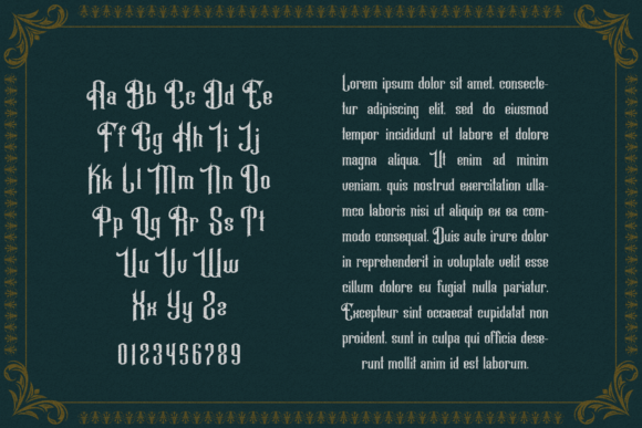 Hornbuckle Font PNG with transparent background - Preview 5