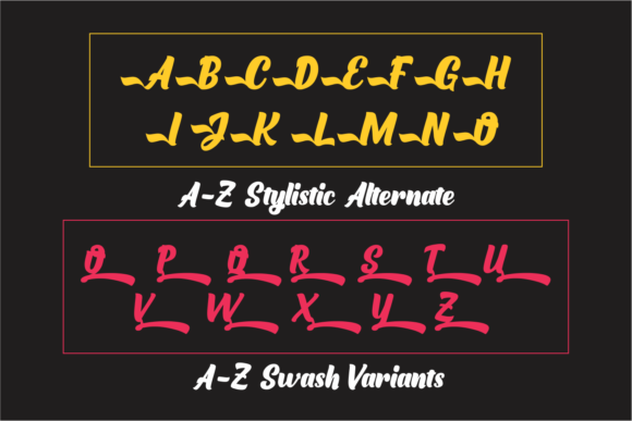 Luckystar Font PNG with transparent background - Preview 2