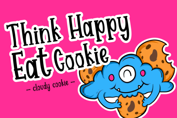 Monster Sweetness Font PNG with transparent background - Preview 3