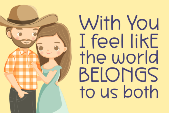Outright Stories Font PNG with transparent background - Preview 3