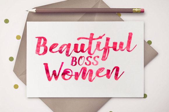 Push Thing Font PNG with transparent background - Preview 1
