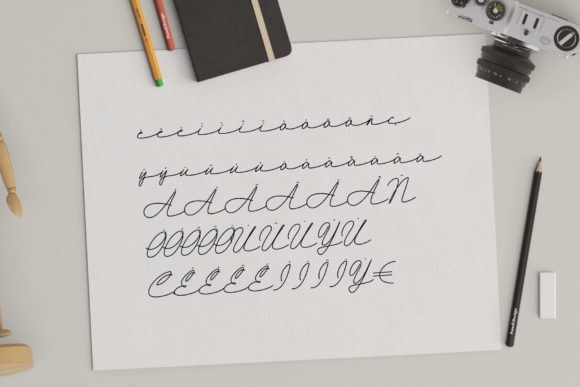 Retta Font PNG with transparent background - Preview 6