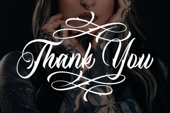 Rumble Tattoos Font PNG with transparent background - Preview 6